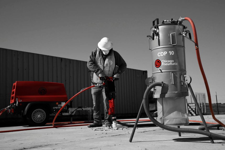How to remove dust from your construction site? Chicago Pneumatic